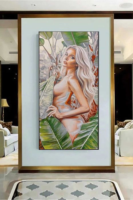 VibRaMy - NATURA Obraz Olejny 50x100 MALOWANY RĘCZNIE