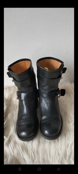 Damskie buty skórzane Freelance Biker rozmiar 39/25cm