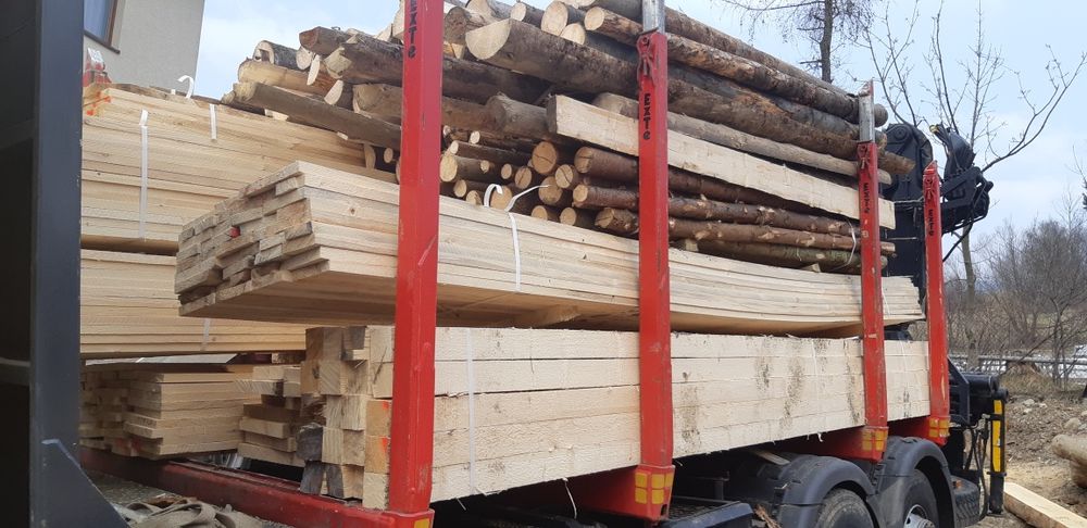 Tartak Malopolska Deski stemple kantówka