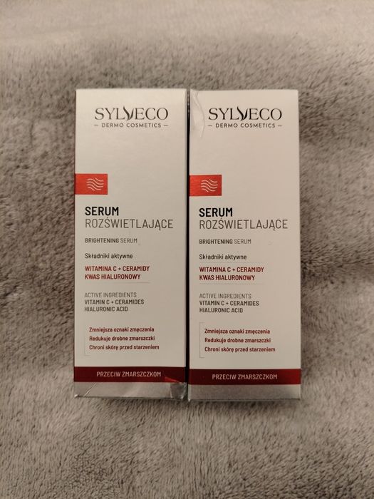 Sylveco dermo serum rozświetlające przeciw zmarszczkom przeciw zmarszczkowe witamina C ceramidy