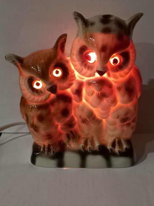 Светильник Ночник СОВЫ - DDR Wagner & Apel  60г.в. Времён СССР Винтаж