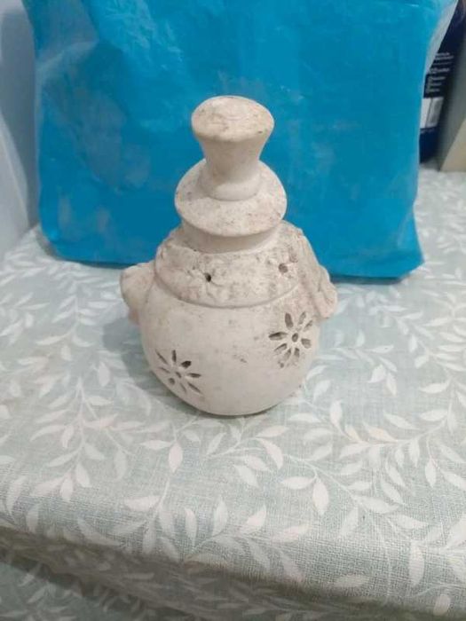 Boneco de neve em gesso