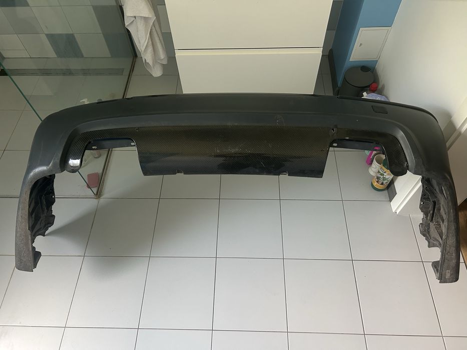 Skorupa zderzaka e39 m pakiet tył sedan. Dyfuzor karbon