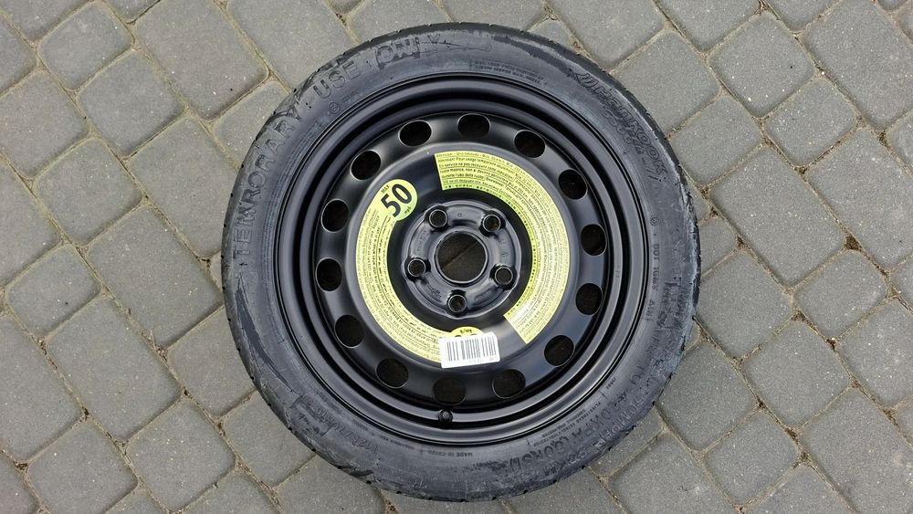 Koło Dojazdowe 16 Audi A3 8P VW Golf VI 5x112 ET 25.5 125/70 R16 1K0601027AL