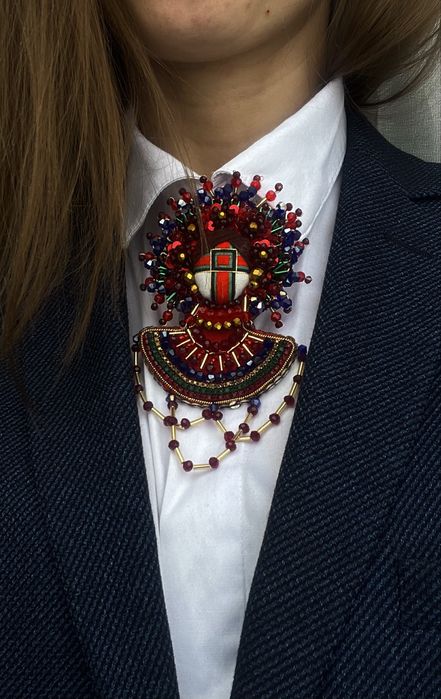 Брошки мотанки та колоски