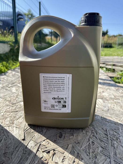 Olej GM 5W-30 5l dexos 1 gen3 5 litrównowy