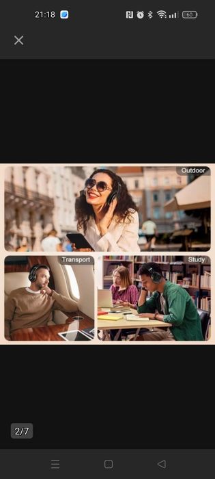 6S bezprzewodowe słuchawki nauszne Bluetooth składane mikrofon