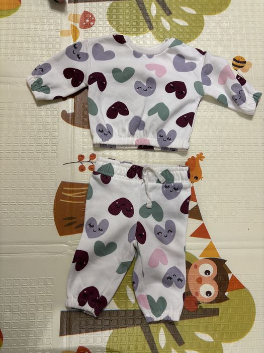 Костюмчики  3-6 м Next , H&M , Primark світшот +легінси