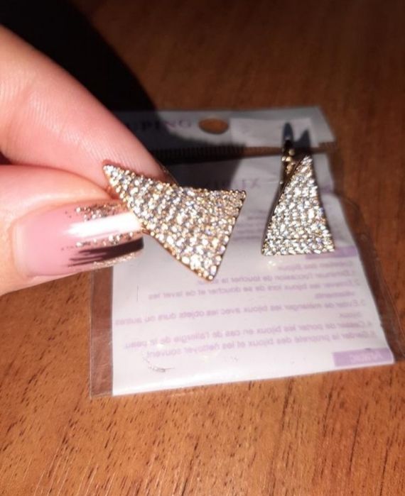 Сережки з медичного золота