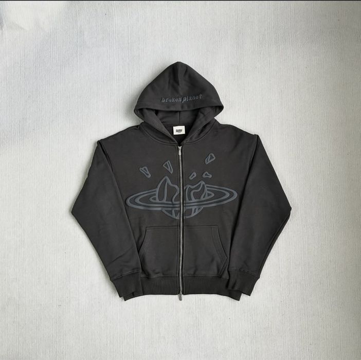 broken planet zip hoodie - купить мужские кофты и свитеры - Цена