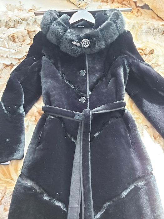 Натуральный мутон+норка