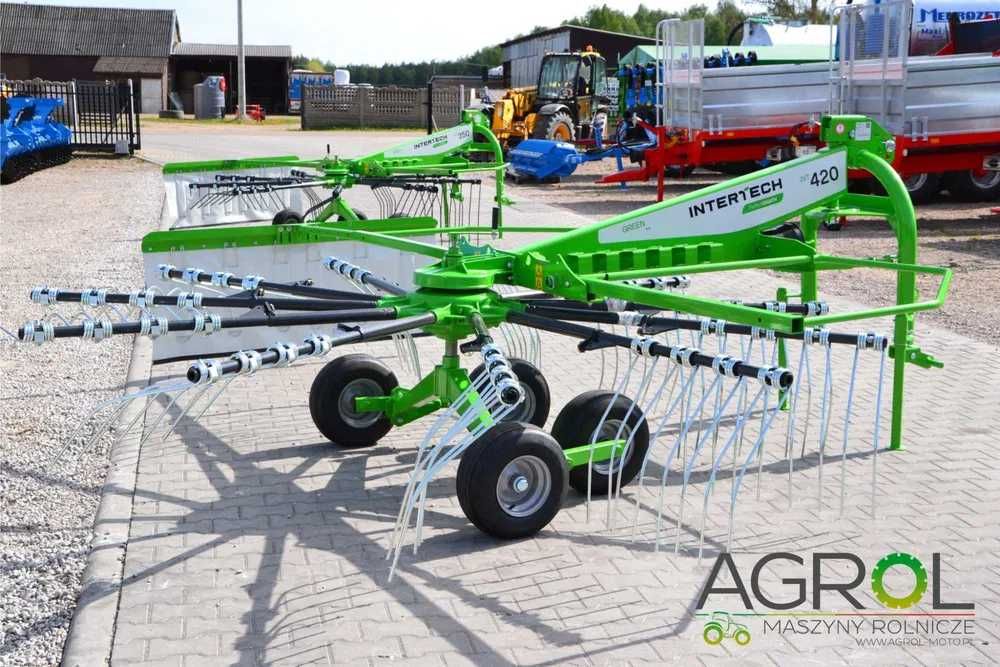 Zgrabiarka jedno karuzelowa INTER-TECH ZKT-3.5m tandem 4.2m KUNH