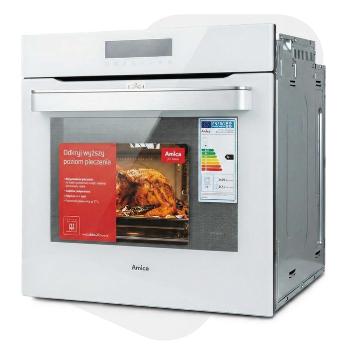 Piekarnik Amica ED57634WA+ Q-TYPE WiFi 77L BakingPro  LED BIAŁY 23AH60