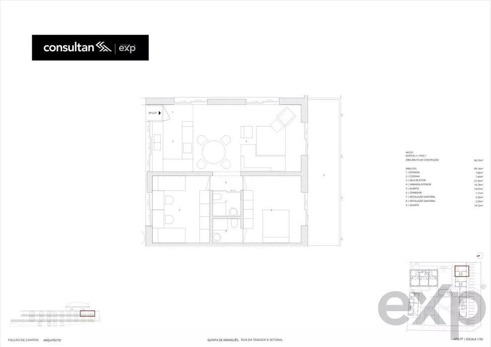 Apartamento T2 - S. Sebastião - Setúbal