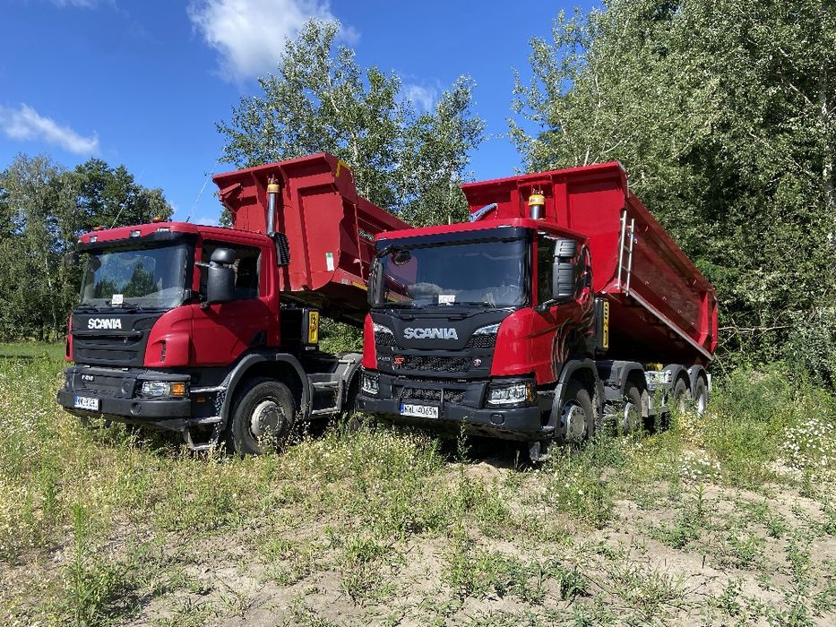 Usługi transportowe | Wywóz Urobku Ziemi Piachu Gliny Gruzu