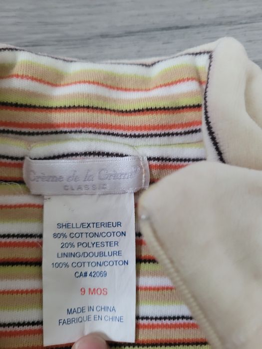 Pajacyk niemowlęcy plus czapka