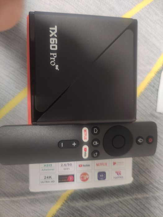 TX60 PRO - Андроид ТВ Бокс с голосовым пультом 16/256ГБ