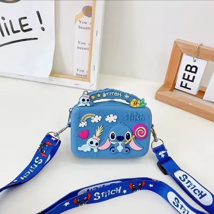 Силиконовая сумка сумочка через плечо стич stitch