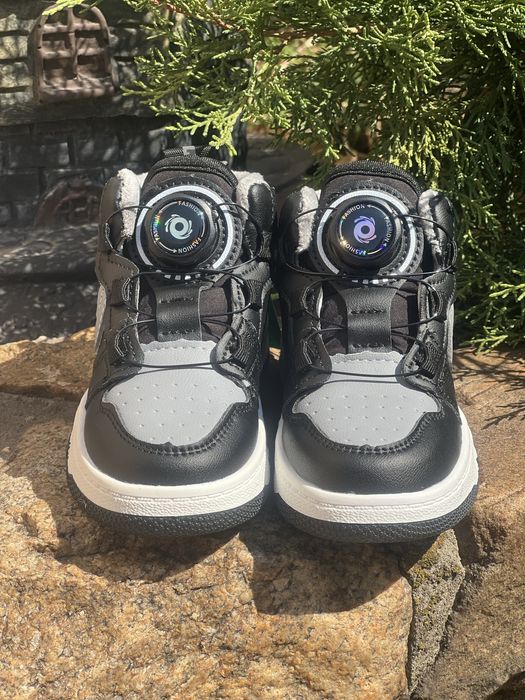 Дитячі хайтопи ( кросівки) на флісі для дівчат/хлопців, розмір 26-30