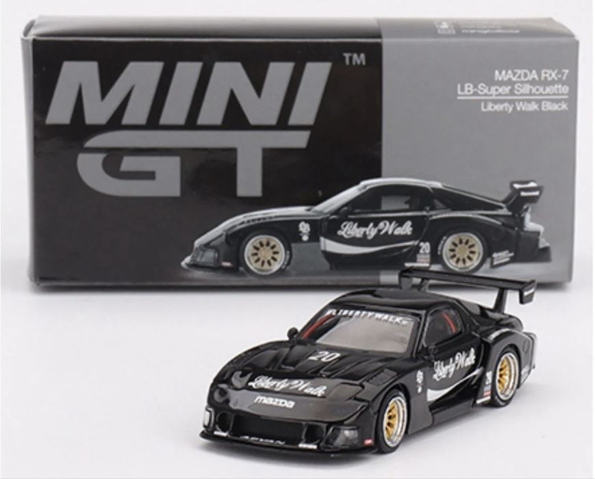Mini GT, MiniGT, Мини ГТ, Mazda RX-7 LBWK Мазда РХ7, модель 1/64