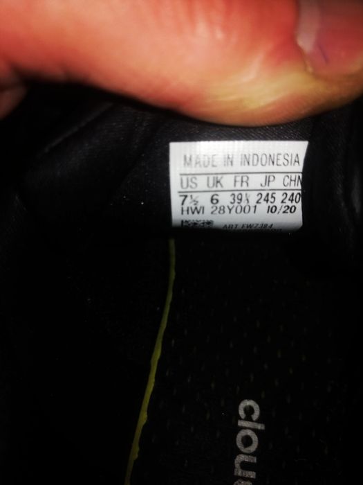 Adidasy czarne 24,2 cm