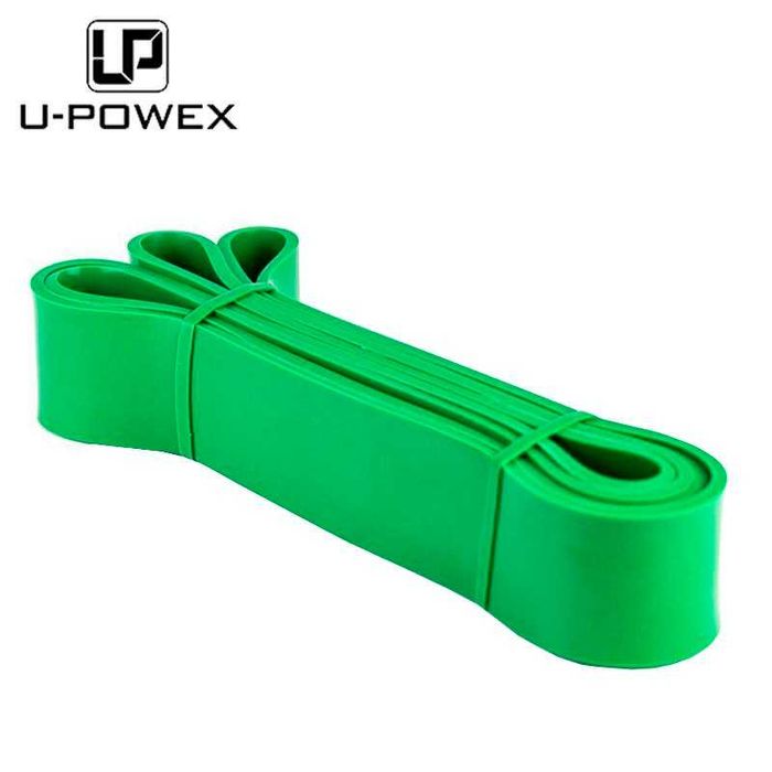 Резинка для подтягивания U-Powex 44 мм, 24-76 кг, Зеленая, Есть ОПТ