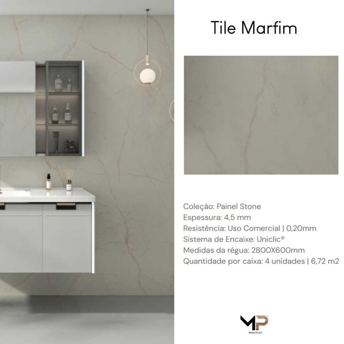 Revestimento de paredes SPC Painel 4,5mm