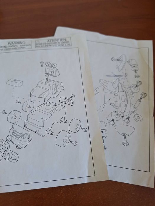 build&play конструктор джип и самолет