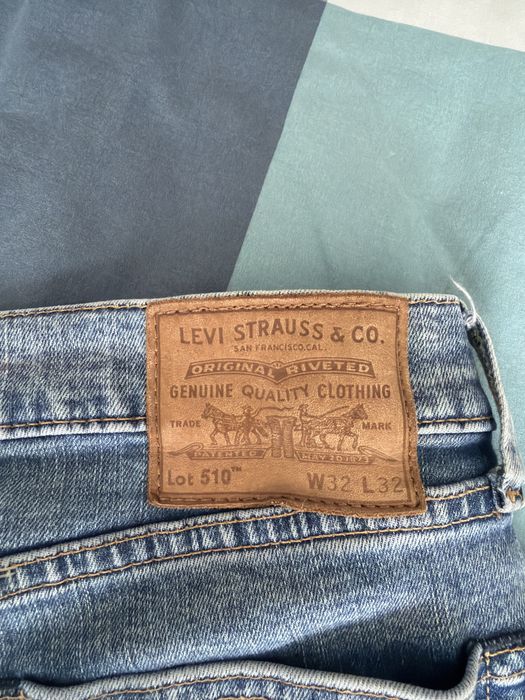Calças Levis 510 de ganga novas