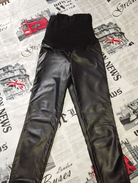 Штани шкіряні теплі і джинсові для вагітних