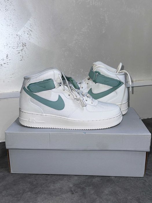 Nike air force 1 mid 07 damskie biało miętowe
