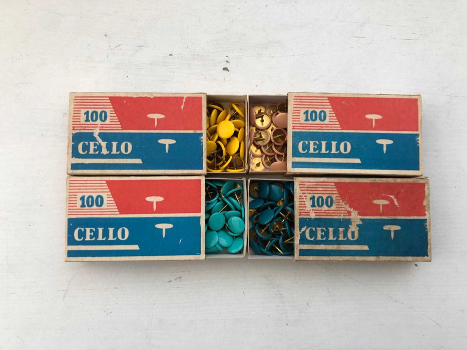 Conjunto Cello Pioneses Antigos Várias Cores NOVOS