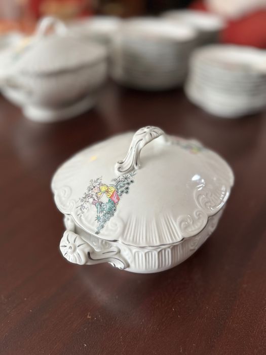 Serviço de Jantar e Chá Vista Alegre padrão Chinoiserie