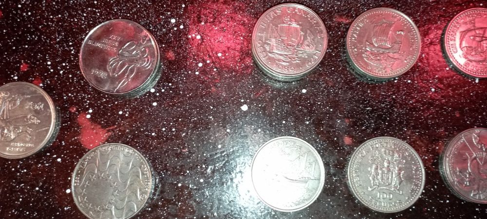 Lote moedas portuguesas