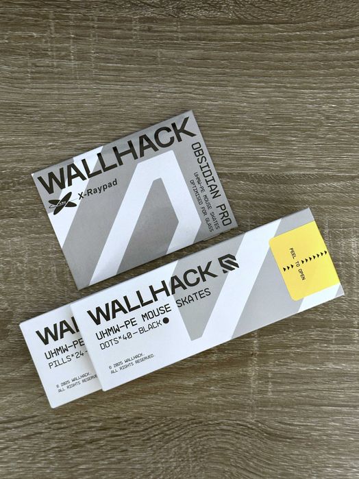 Глайди для скла WALLHACK — Obsidian Pro /  UHMW-PE Black Dots / Pills