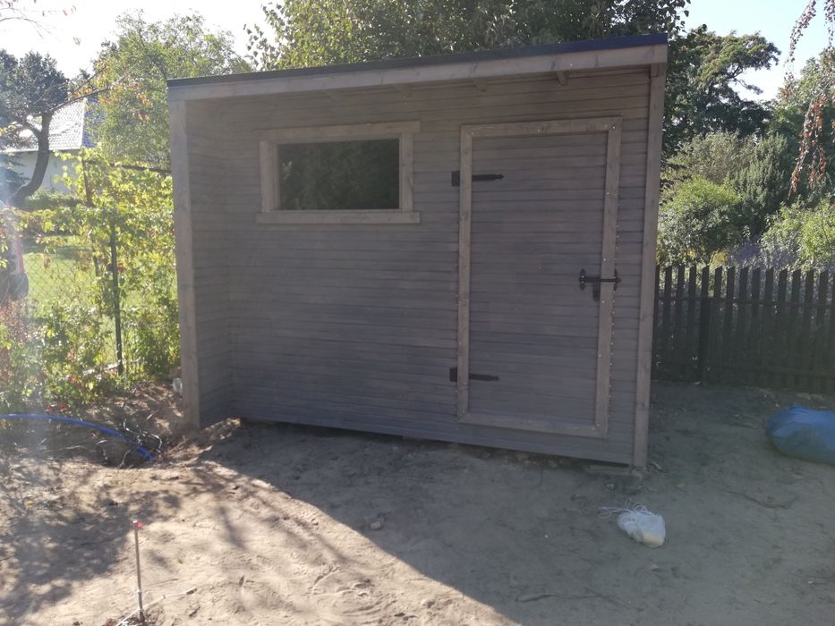 Domek narzędziowy, szopka, domek, drewno