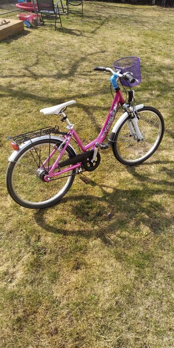Rower damka, dziewczęcy koła 24", Pegasus