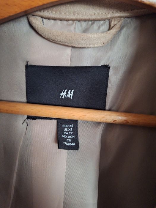 Beżowa kurtka zimowa  H&M