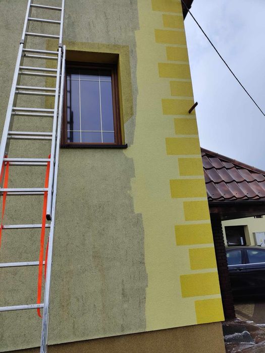 Mycie i malowanie elewacji, kostki, dachów