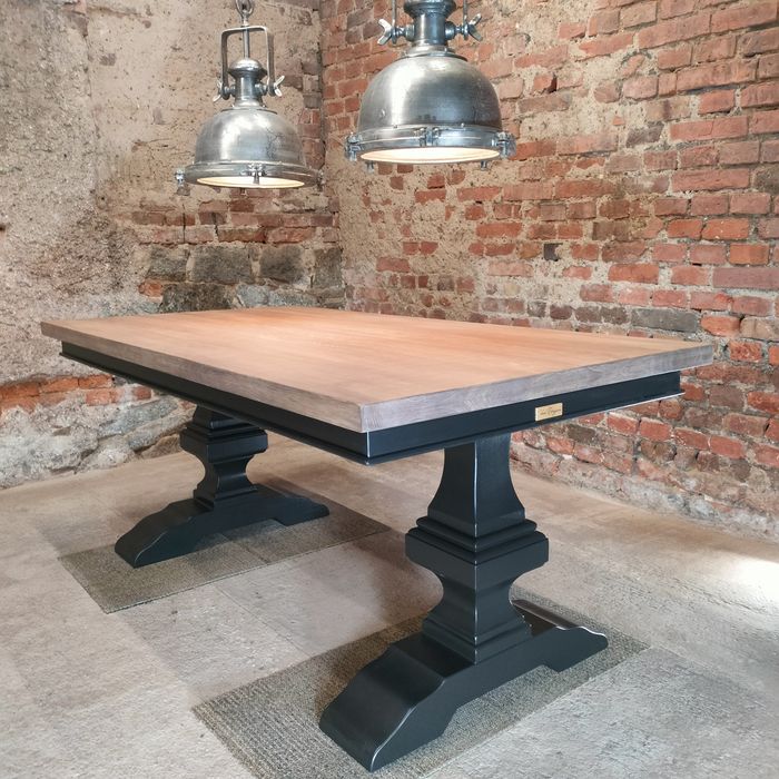 Stół dębowy klasztorny Hetman Loft Glamour