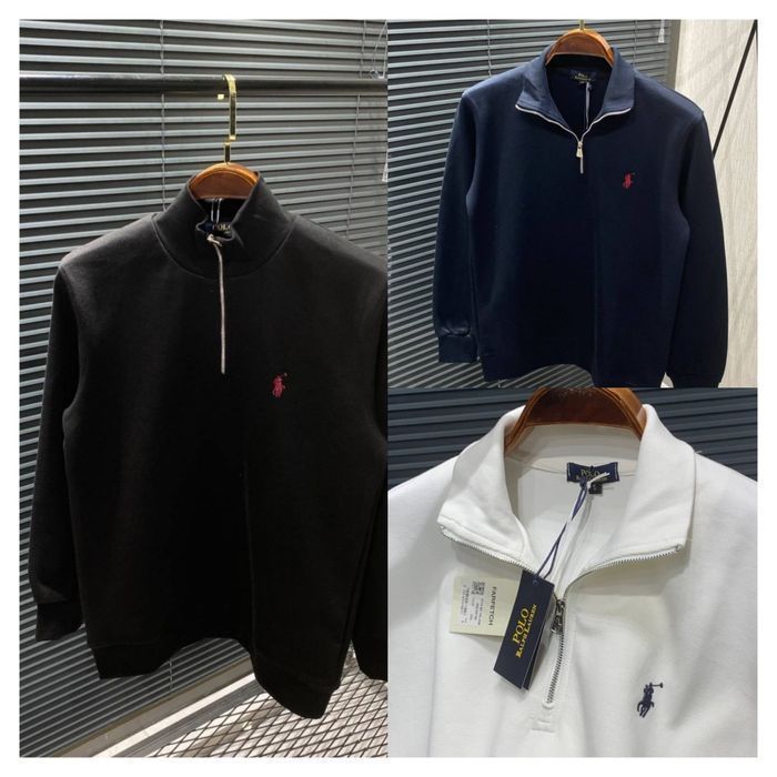Чоловіча 1/3 zip кофта полузамок зіп Polo Ralph Lauren / поло ральф зіп old money
