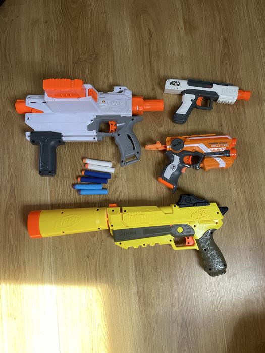 NERF - Set 4 pistolas brincar