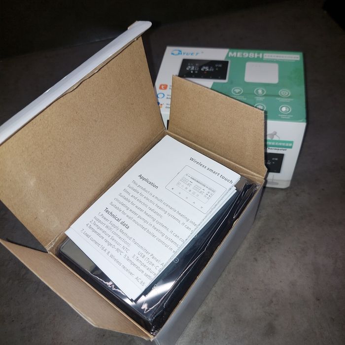 Термостат беспроводной с блоком для газового котла с wifi