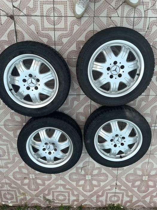 4 jantes e 5 pneus mercedes skl