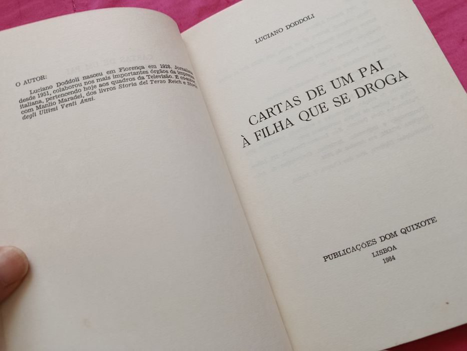 Cartas de Um Pai à Filha Que Se Droga ( Livro )