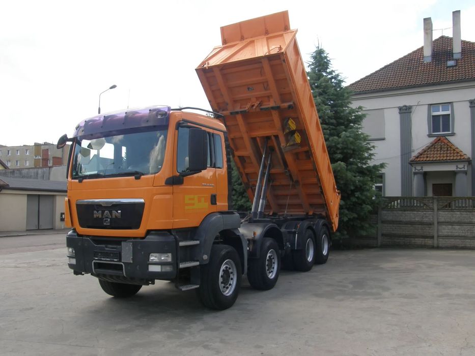 MAN TGS 41.440 8x4 470000km manual wywrotka Meiller-Kipper z Niemiec