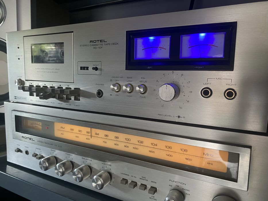 Zestaw Rotel amplituner plus deck