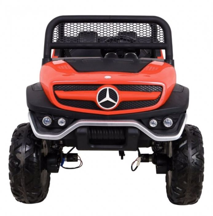 Auto na akumulator dwuosobowe Mercedes Unimog z napędęm 4x4 180W