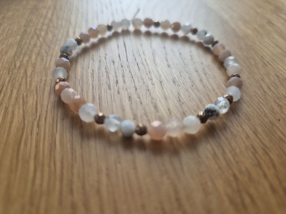 Bransoletka handmade na lato kamienie naturalne