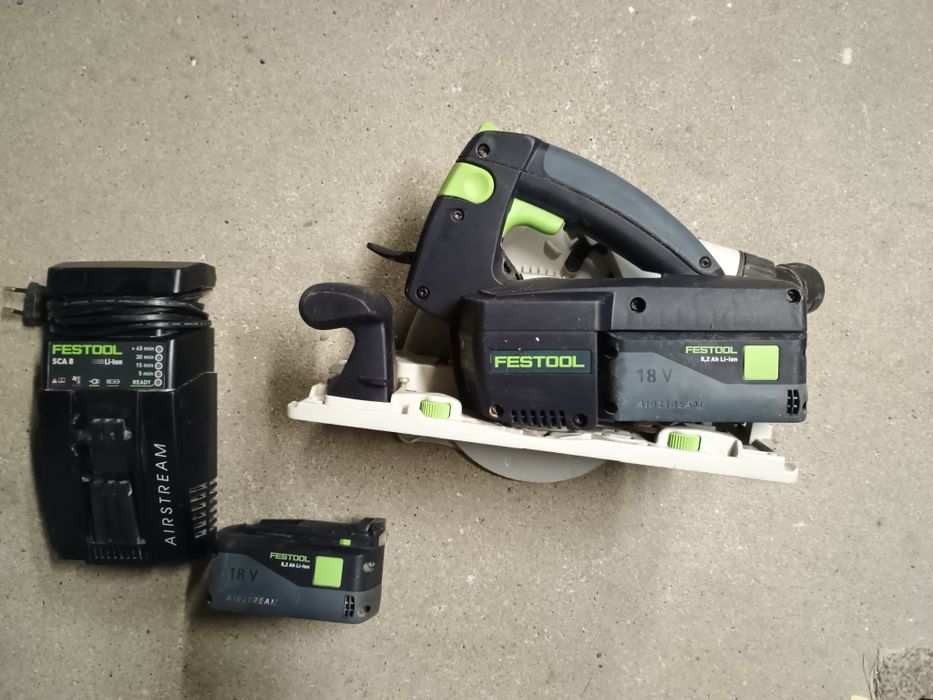 Pilarka tarczowa Festool HKC 55 EB akumulatorowa komplet